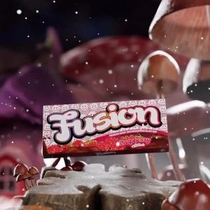 Fusion Raspberry Dark Chocolate Bar